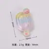 Juguete de Helado Verano Helado Accesorios Creativos Hechos a Mano DIY, Pegamento de Crema Resina Piezas Pequeñas Material Al por Mayor