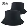 Sombrero de Pescador de Algodón Bordado con Logo Personalizado para Hombres, Sombrero de Sol para Exteriores de Color Sólido para Senderismo con Protección Solar para Mujeres, Sombrero de Pescador Reversible