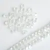 Colgante de Cristal de Vidrio Agujero en el Medio Mariposa 8MM Liso Iridiscente DIY Joyería Pulsera Uñas Arte Accesorios para Collares Materiales