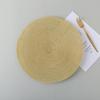 Jogo Americano de Mesa de Jantar para Casa Estilo Nórdico, Tapete Redondo de Ramie para Cozinha Doméstica, Tapete de Mesa de Fio de Algodão, Isolamento Térmico e Anti-Escaldante