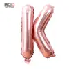 Globos de Papel de Aluminio de 16 Pulgadas, Números Dorados Rosados 0-9, Letras A-Z, Globos para Fiesta de Cumpleaños, Suministros, Decoración, Arreglo