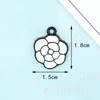 Accesorios de Joyería Pequeños Estilo Chanel Transfronterizos, Joyería Hecha a Mano DIY de Rosa y Camelia, Accesorios de Joyería DIY Esmaltados de Alta Calidad