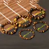 Zhou Lianfa Atacado Taobao Joias de Pedra Azul, Contas Budistas, Pulseiras de Cristal, Ágata, Pedra Olho de Tigre, Pulseiras de Cristal Rosa, Presentes