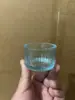 Taza de Vela de Aromaterapia DIY de Grano Fino de Colores, Portavelas de Vidrio Resistente a Altas Temperaturas, Elegante Taza de Vela para Decoración de Hotel y Hogar