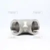 Codo de alambre interior roscado 304 316L accesorios para tuberías de purificación de agua acoplamiento mecánico codo reductor de 45 grados con rosca interior y exterior