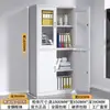Archivero de oficina de acero, gabinete para documentos financieros de lámina metálica, gabinete de almacenamiento con cajones con cerradura, gabinete de almacenamiento multicapa para balcón doméstico