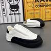 Zapatos Casuales para Hombre Estilo Coreano Slip-On Trbottomyy 2024 Primavera y Otoño Estilo Único Suela de Bolsa Cómoda Marca Trbottomyy Versátiles para Pareja