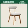 Silla de Comedor de Madera Maciza para Hogar Restaurante Mesa de Comedor Silla 2025 Nueva Silla con Respaldo Suave Estilo Mid-Century de Madera Taburete de Comedor