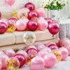 Suministros para Celebración de Bodas Decoración para Fiesta de Cumpleaños Globos Arreglo de Habitación de Boda Globos Metálicos Globos Macaron
