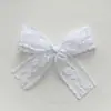 Laço de renda branco puro japonês DIY tiara grampo de cabelo acessórios para vestuário calçados atacado laço de nó manual atacado