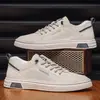 Zapatos Casuales Nuevos para Hombre Primavera Tendencia Combinan con Todo Slip-on Tenis Estilo Británico Escolar Zapatos de Skate