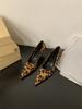 Temperamento Retro Francés Zapatos de Salón de Una Capa Otoño e Invierno Zapatos de Punta Gamuza Zapatos de Mujer Negros Combinables para Oficina Zapatos de Tacón Alto