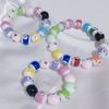 TikTok con pulsera de ocho bolas de billar diy cuentas de hilo acrílico accesorios para hombres y mujeres accesorios para parejas