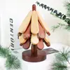 Um Tapete Isolante Cor Nogueira Preta para Tigelas Tapete de Mesa Decoração de Mesa Árvore de Natal Francesa Anti-Queimadura Tapete Isolante
