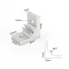 Asiento de Esquina de Perfil de Aluminio 20 30 40 45 60 80 Estándar Europeo Estándar Nacional Ángulo Recto de 90 Grados Extrusión Código de Esquina Conector