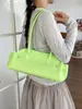 Bolsa de Mão de Gelatina Transparente Tendência Verão 2026 Feminina Moda Alta Qualidade Texturizada Ombro Axila