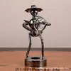 Artesanato Criativo do Homem de Ferro, Enfeites de Metal, Design Temático de Música, Estilo Minimalista Moderno para Decoração de Casa