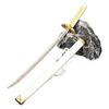 Anime japonés Demon Slayer: Kimetsu No Yaiba Kamado Tanjiro Nichirin Zenitsu Pilar de la Llama Modelo de Arma Adorno 15cm Colgante