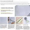 Cuchara Coladora de Cocina Modelo Nuevo de 26 Años para Fideos y Dumplings, con Mango Engrosado Resistente al Calor, Cuchara Coladora de Acero Inoxidable
