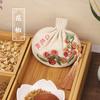 [Qian Li] bolsita de hojas de moxa bolsita bolsita bordado bolsa vacía accesorios estilo antiguo exquisito Hanfu colgante portátil venta al por mayor