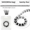 Europa y Estados Unidos transfronterizo bueno DIY segmentado racimo único pestañas postizas autoinjerto rizadas tridimensionales conjunto mixto fábrica en stock