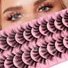 Fornecimento Transfronteiriço de Cílios Postiços, Estilo Russian Curl, Cílios Postiços Estilo Europeu e Americano, Cílios Espessos e Curvados Estilo Fox, Atacado de Fábrica