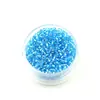 Caixa com Contas de Painço de 2mm com 20 Cores DIY Contas Espaçadoras de Vidro Feitas à Mão Amazon Mais Vendido Conjunto de Armazenamento Multicor Preenchido com Prata