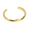 Estilo Francés Estilo Ins Simple Pulsera Abierta Mobius para Mujer Pulsera de Acero de Titanio de Gama Alta a la Moda sin Color