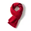 Cachecol de Caxemira de Alta Qualidade para Homens e Mulheres, Moda de Inverno, Proteção Quente para o Pescoço, Cachecol de Lã Tricotado Espesso Versátil Estilo Coreano