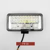Luz quadrada LED para exportação transfronteiriça, farol de caminhão, luz de trabalho, três polegadas, cinco polegadas, campo de visão amplo, luz quadrada, luz de ré