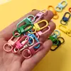 Chaveiro Fivela de Porta Giratória em Forma de U Pingente de Boneca Acessório DIY Liga de Zinco 33mm Pequena Fivela de Porta