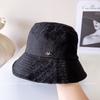Sombrero de Pescador con Textura Retro Estilo Japonés para Mujer, Temporada de Primavera y Verano, Temperamento Artístico, Sombrilla, Sombrero de Copa, Transpirable, Protección Solar, Sombrilla, Moderno