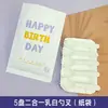 Prato de Jantar para Bolo de Aniversário Descartável Faca e Garfo de Alta Qualidade conjunto Prato de Jantar Retangular de Papel Espesso Criativo Exquisito