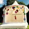 Exportación Transfronteriza de Castillos Blancos de Boda, Trampolines, Toboganes, Espacios Inflables para Fiestas de Cumpleaños Infantiles, Disponibles en Múltiples Colores