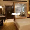 Conjunto de Móveis de Hotel Wanyi para Quartos Padrão, Gabinete de Chá de Hotel de Luxo Completo, Quarto Modelo de Pousada, Cabide de Roupas para Quarto Individual