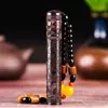 Iniciador de Fuego de Sándalo Madera Retro Recargable Creativo A Prueba de Viento Colgante de Encendedor de Cigarrillos Personalizado