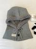 Sombrero de Brujita~Sombrero Lei Feng Coreano Relleno para Mujer Otoño e Invierno Calidez Lindo Caperucita Roja con Cordones Sombrero de Esquí con Orejeras Trendy