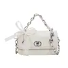 Bolso Pequeño Cuadrado Estilo Coreano Ins para Mujer 2026 Nuevo Modelo Bolso de Hombro con Hebilla de Cierre Estilo Coreano Bolso Cruzado Bolso de Mano Color Sólido para Viajes Cotidianos