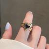 Anillo de Moda Tendencia para Dedo Índice de Mujer, Geométrico Irregular Metálico, Joyería Estilo Hong Kong de Lujo Ligero