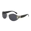 Nuevas Gafas de Sol Sin Montura Ojo de Gato a Prueba de Viento para Mujer, Modernas y Tendencia Protección Solar y Protección UV Gafas de Sol de Montura Pequeña Transfronterizo