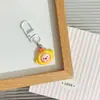 Chaveiro Animal Transparente Fofo com Glitter Fino, Pinguim Doce, Urso e Coelho Pingente para Decoração de Mochila de Estudante