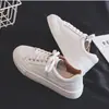 Zapatos de lona estilo coreano para mujer, zapatos blancos pequeños, nuevo estilo para primavera y otoño, zapatos de lona casuales deportivos para mujer