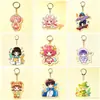 Llaveros acrílicos personalizados, mercancía de anime y caricaturas, tarjetas de exhibición de pie, imanes para refrigerador y colgantes pequeños de regalo de doble cara - al por mayor
