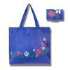 Bolsa de Compras Plegable Ecológica de Tela Oxford 210D con Botón de Presión Floral Pequeño, Bolsa de Almacenamiento Portátil para Compras de Supermercado, Venta al por Mayor