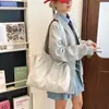 Bolso Tote Nuevo Estilo Coreano Primavera 2026 para Mujer, Bolso de Hombro de Nailon con Correa, Bolso Chaleco de Gran Capacidad, Bolso de Axila para Viajes