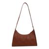 Bolso de textura moderna, color sólido simple, en relieve, portátil para mujer, 2024 Invierno, nuevo, casual, para ir al trabajo, de hombro, bajo el brazo