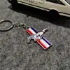 Chaveiro de metal modificado para carro JDM NOS HKS pingente de liga de zinco para Toyota Honda