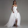 Vestido de Comercio Exterior para Mujer, Estilo Coreano, Nuevo Modelo 2026, Boda con Cola Pequeña, Estilo Bosque, Soñador, Sencillo, Sin Tirantes, Vestido de Boda Ligero para la Novia