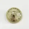Botón de presión de metal estilo barroco británico de doble león para venta al por mayor, botón de presión para chaqueta de plumas de hombre y mujer, hebilla oculta para abrigo