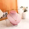 Suporte de Joias de Veludo Rosa Transfronteiriço para Colar, Brincos, Anel, Pingente Suporte de Joias Suporte de Exibição para Fotografia